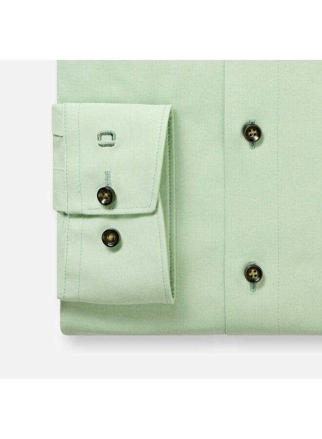 Overhemd Knitted 24/7 Modern-Fit Licht Groen 1202 64 40