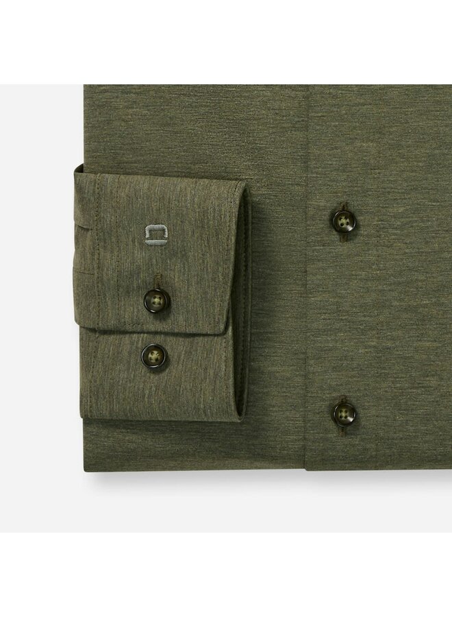 Overhemd Knitted 24/7 Modern-Fit Groen 1202 64 45