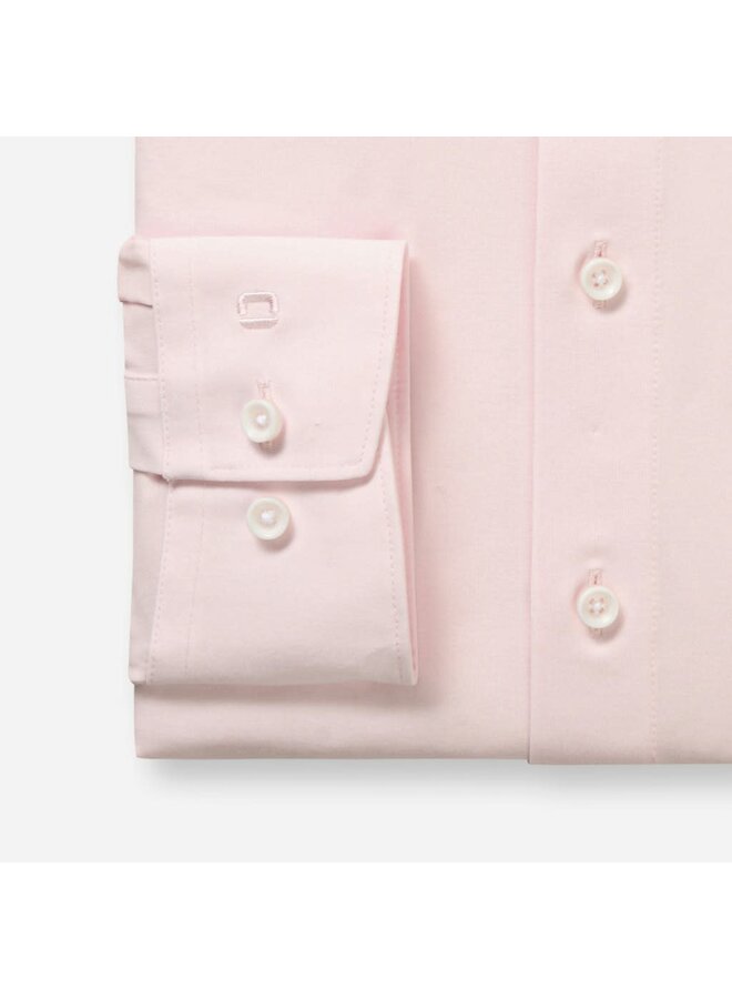 Overhemd Knitted 24/7 Modern-Fit Licht Roze 1202 64 31