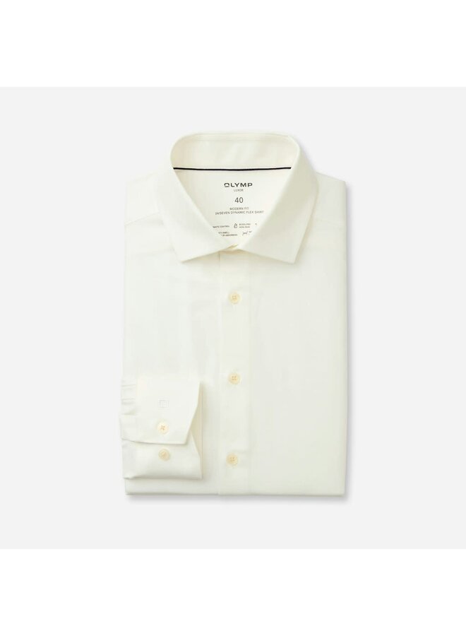 Overhemd Ecru Modern Fit Climate Control Dynamic Flex 1230 24 20