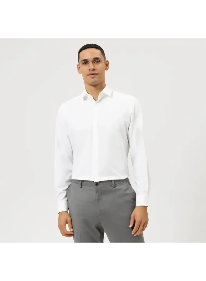 Overhemd Ecru Body Fit Climate Control Dynamic Flex 0734 64 20