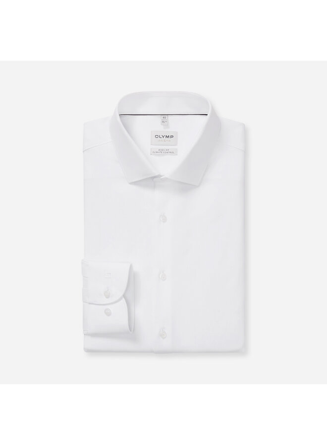 Overhemd Wit Body Fit Climate Control Dynamic Flex 0734 64 00