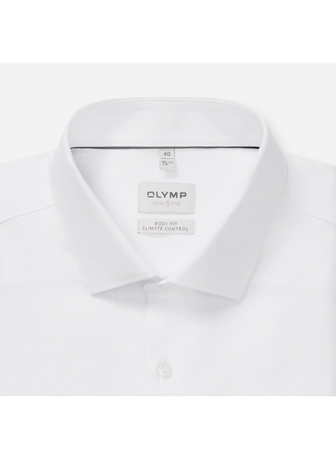 Overhemd Wit Body Fit Climate Control Dynamic Flex 0734 64 00