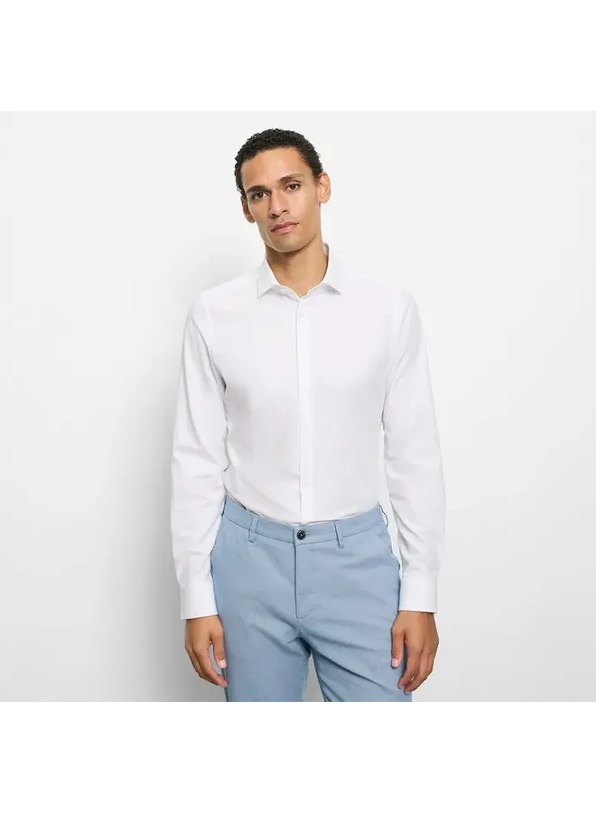 Overhemd Wit Body Fit Climate Control Dynamic Flex 0734 64 00