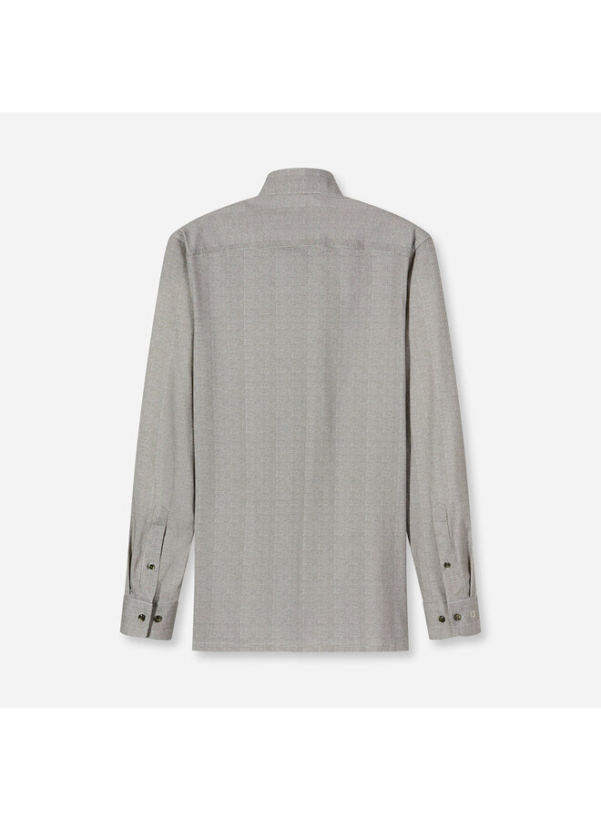 Overhemd Knitted 24/7 Modern-Fit Structuur Groen 1231 84 48