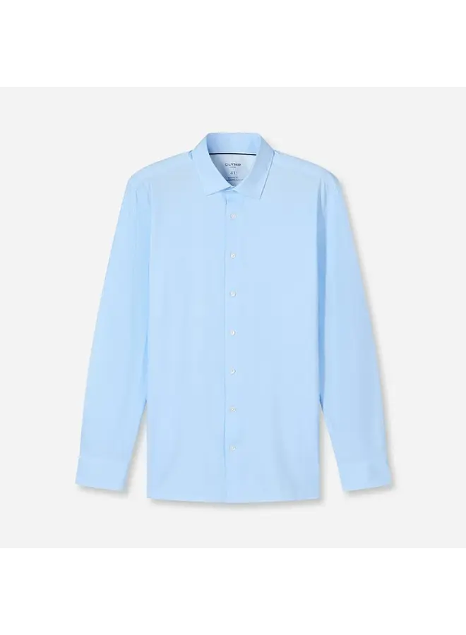 Overhemd Knitted 24/7 Modern-Fit Structuur Licht Blauw 1231 84 11