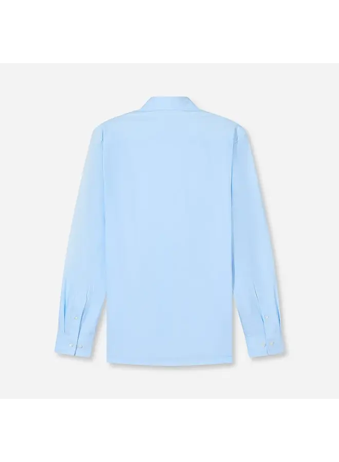 Overhemd Knitted 24/7 Modern-Fit Structuur Licht Blauw 1231 84 11