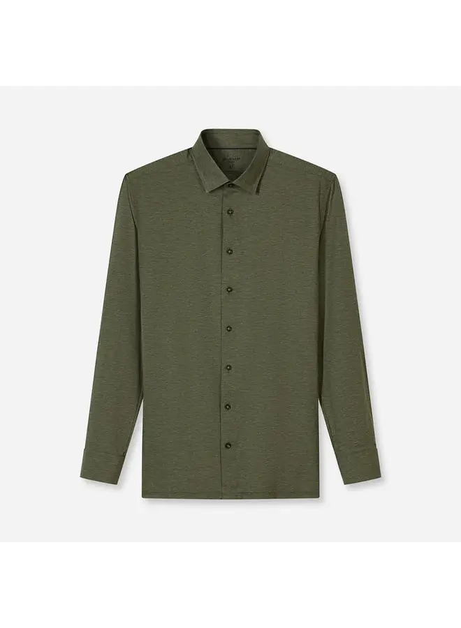 Overhemd Knitted 24/7 Modern-Fit Groen 1202 64 45
