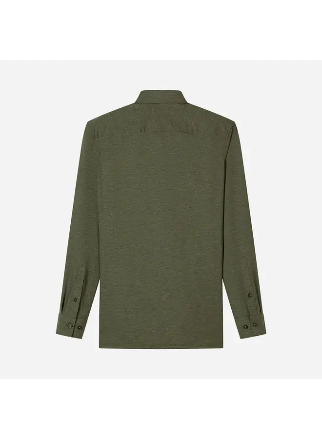 Overhemd Knitted 24/7 Modern-Fit Groen 1202 64 45