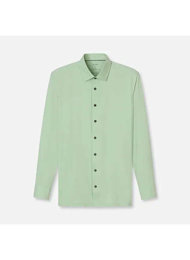 Overhemd Knitted 24/7 Modern-Fit Licht Groen 1202 64 40