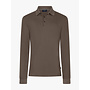 Basso Polo Lange Mouw 116261015 Kleur 880000 Dark Taupe