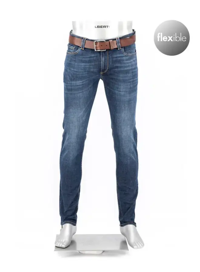 Jeans Premium Overdyed Slim Fit 4507 1861 Col. 848 Blauw