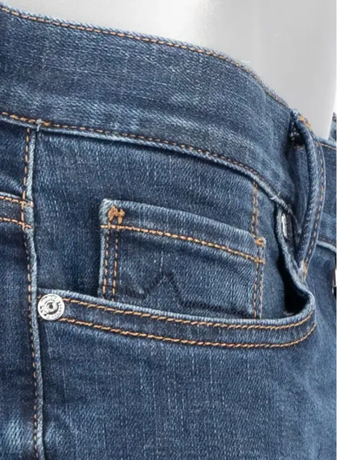 Jeans Premium Overdyed Slim Fit 4507 1861 Col. 848 Blauw