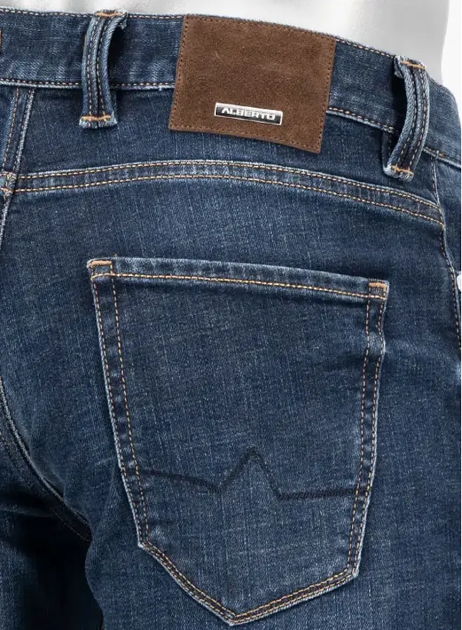 Jeans Premium Overdyed Slim Fit 4507 1861 Col. 848 Blauw