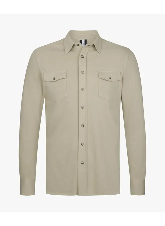 Overshirt Beige French Terry PPXF10001B