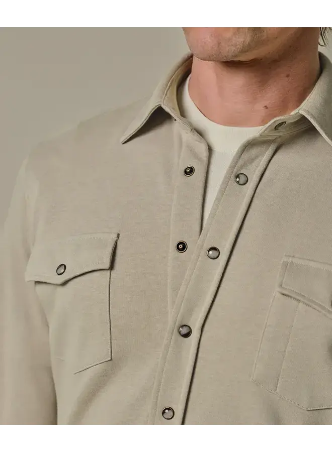 Overshirt Beige French Terry PPXF10001B