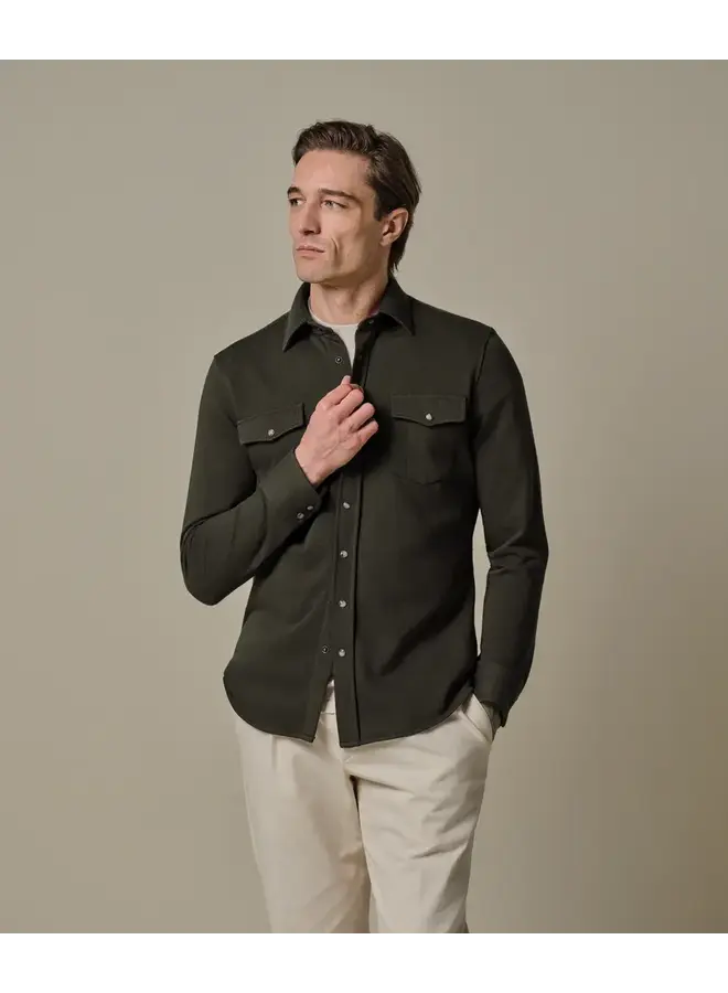 Overshirt Brown French Terry PPXF10001C