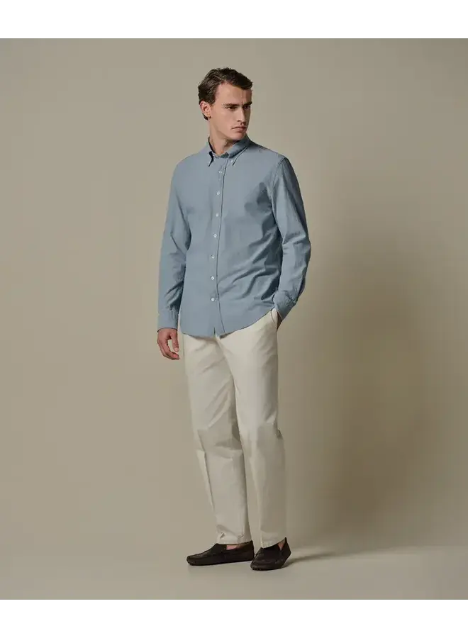 Shirt Blue Button Down chambray PPXH10028A