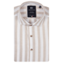 Overhemd Streep Linnen - Blend 617822 Col. 81 Beige