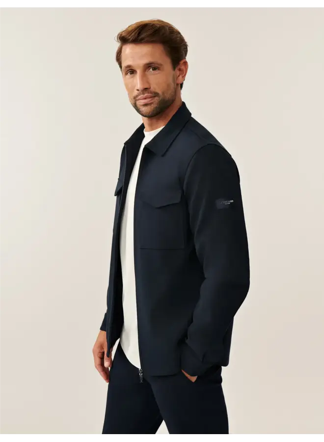 Zerino Overshirt 123261012 Kleur 699000 Dark Blue