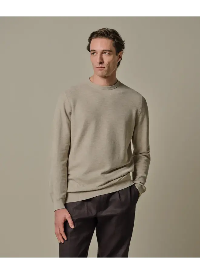 Pullover Crewneck Beige Aero Ease PPXJ10020D