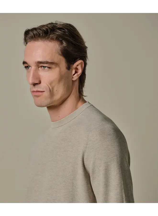 Pullover Crewneck Beige Aero Ease PPXJ10020D