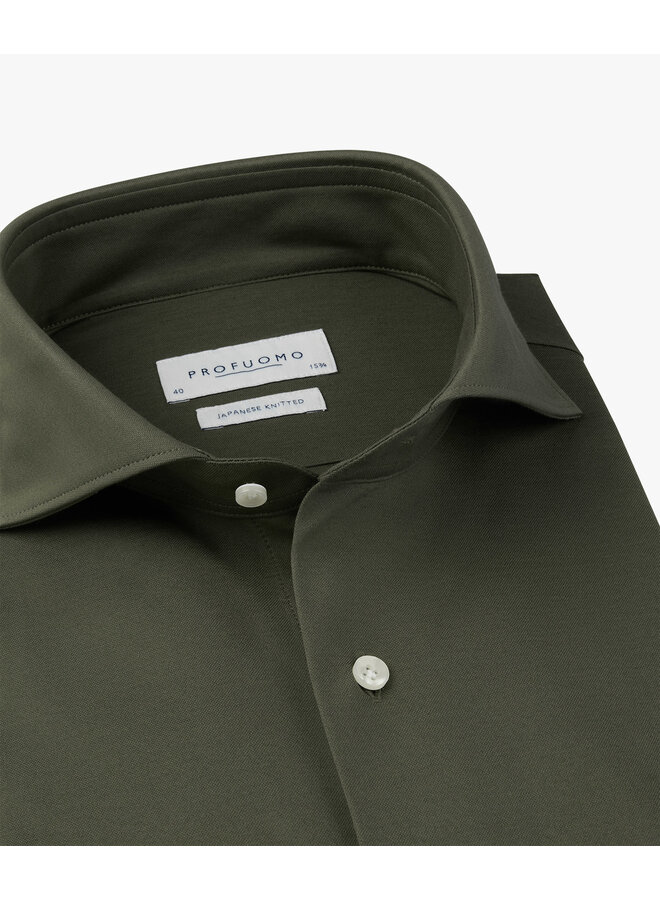 Overhemd Japanese Knitted Groen PPXH10032C