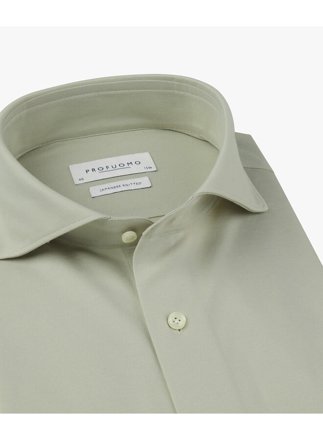 Overhemd Japanese Knitted Licht Groen PPXH10032E