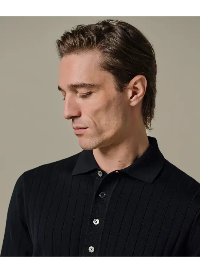 Polo Longsleeve Navy Aero Ease PPXJ10021A