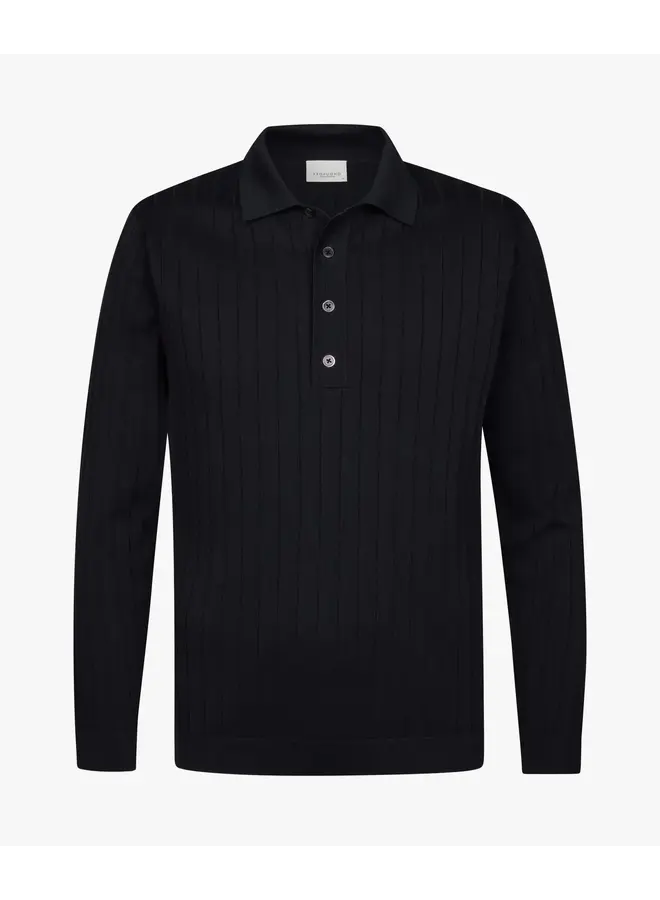 Polo Longsleeve Navy Aero Ease PPXJ10021A