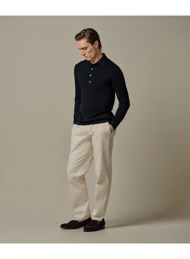 Polo Longsleeve Navy Aero Ease PPXJ10021A