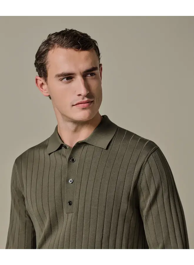 Polo Longsleeve Brown Aero Ease PPXJ10021B