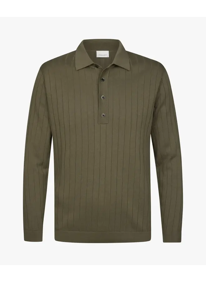 Polo Longsleeve Brown Aero Ease PPXJ10021B