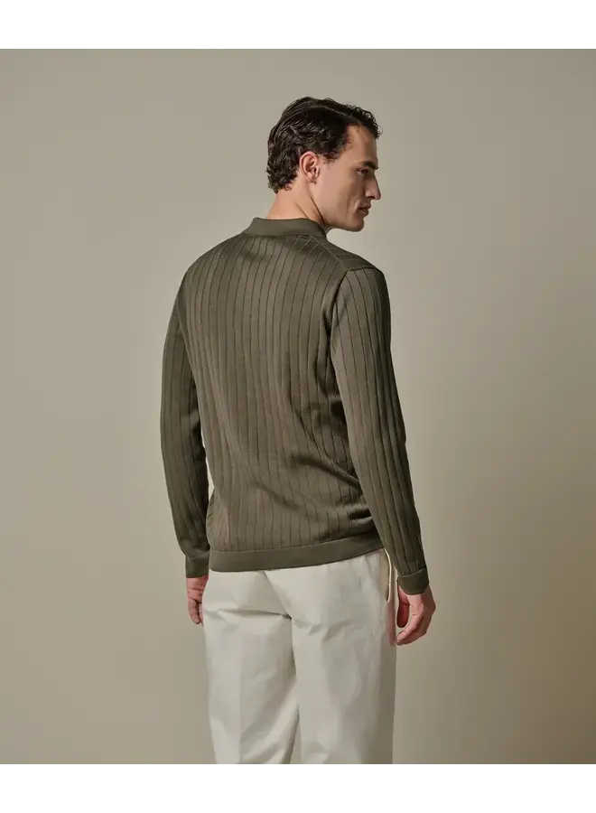 Polo Longsleeve Brown Aero Ease PPXJ10021B