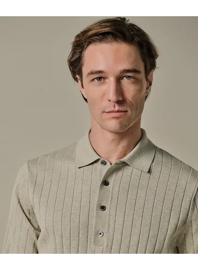 Polo Longsleeve Beige Aero Ease PPXJ10021C