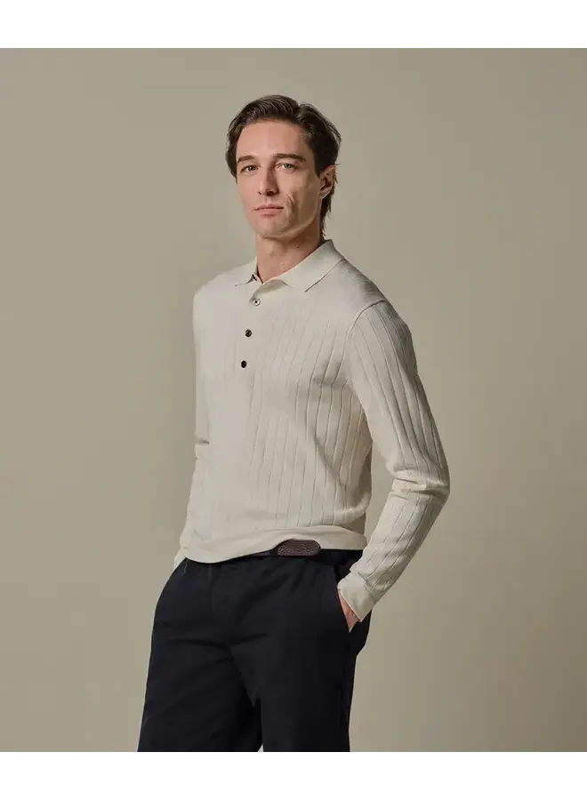 Polo Longsleeve Off White Aero Ease PPXJ10021D