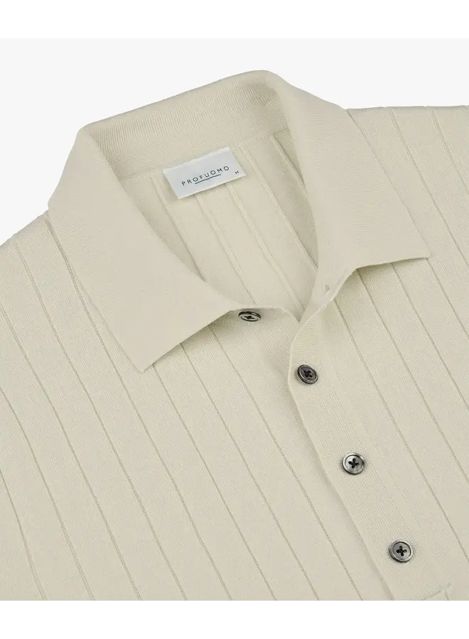 Polo Longsleeve Off White Aero Ease PPXJ10021D