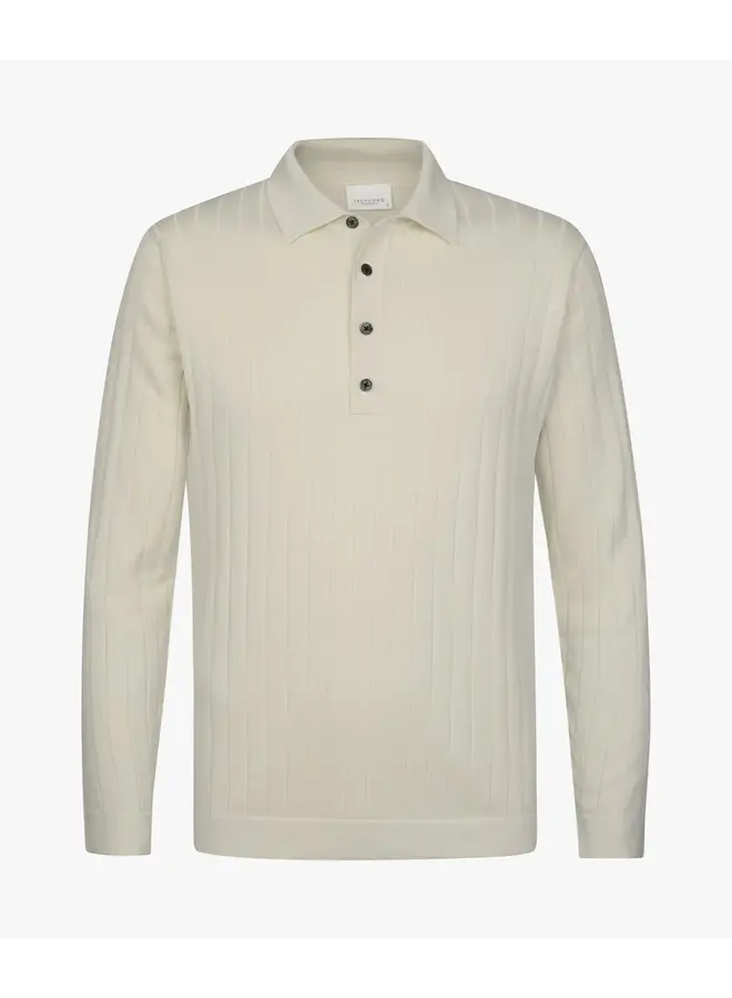 Polo Longsleeve Off White Aero Ease PPXJ10021D