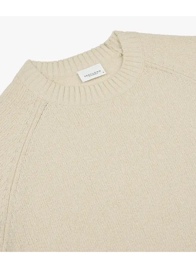 Crewneck Off White Badstof PPXJ10016B