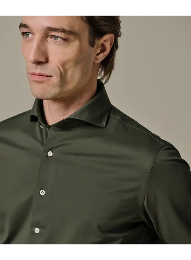 Overhemd Japanese Knitted Groen PPXH10032C