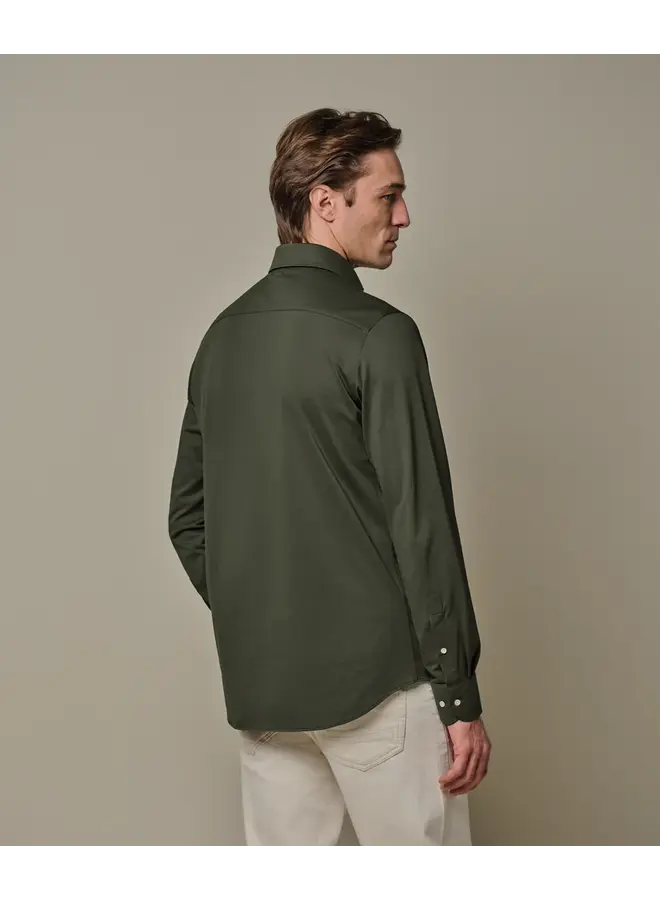 Overhemd Japanese Knitted Groen PPXH10032C