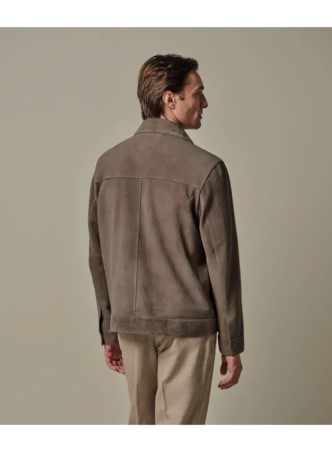 Jas Suede Lichtbruin 	PPXU10011A