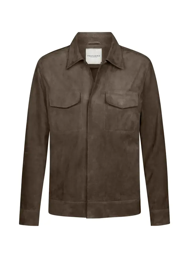 Jas Suede Lichtbruin 	PPXU10011A