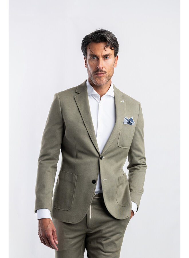 Colbert / Kostuum Jersey Travel 24/7 Knitted JBI-M20 GREEN