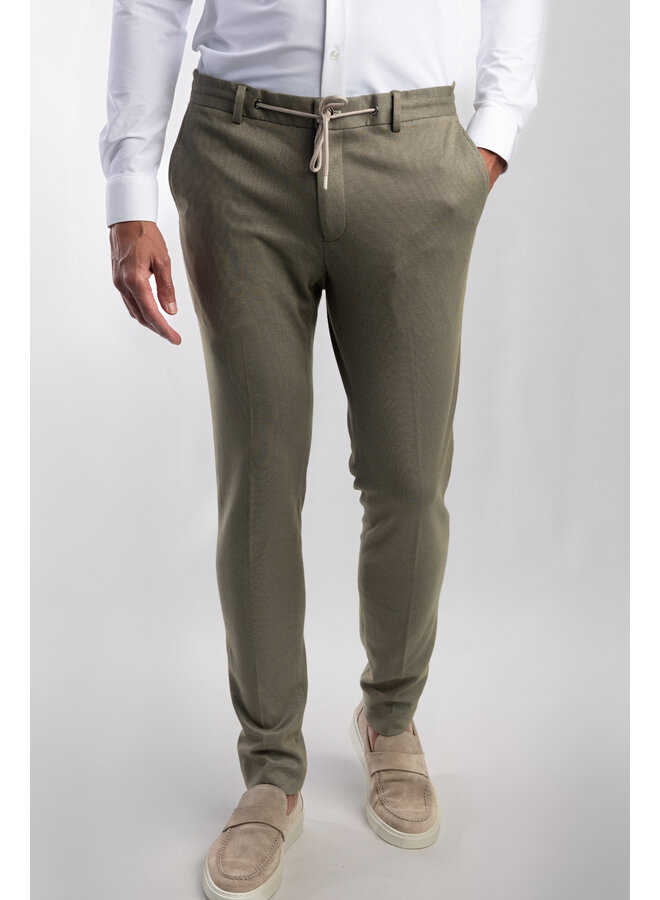Broek /Chino/ Travel Jersey Kostuum 24/7 Knitted JAKE-M20 GREEN
