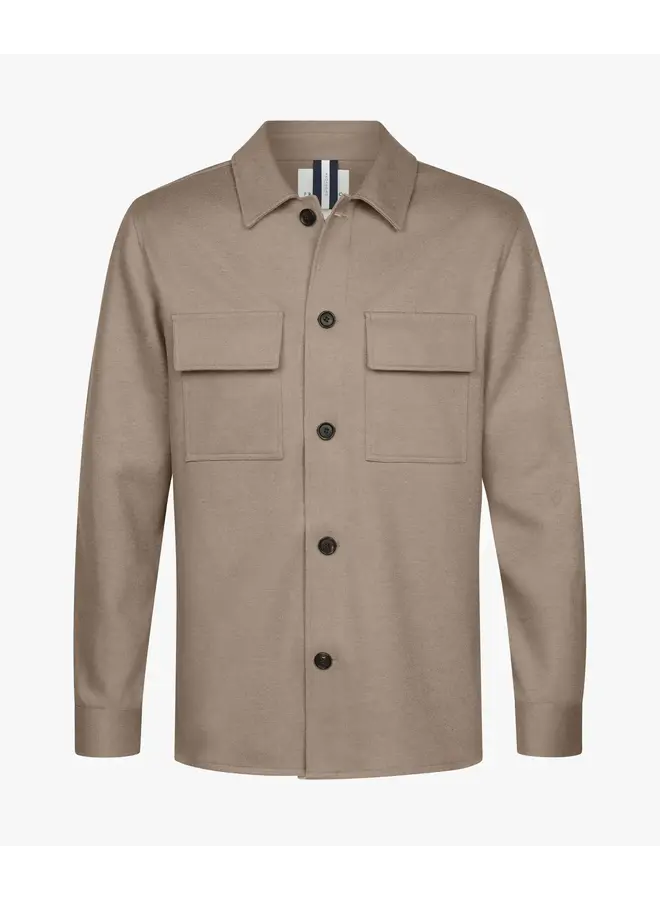 Overshirt Knitted Beige PPXF30001E
