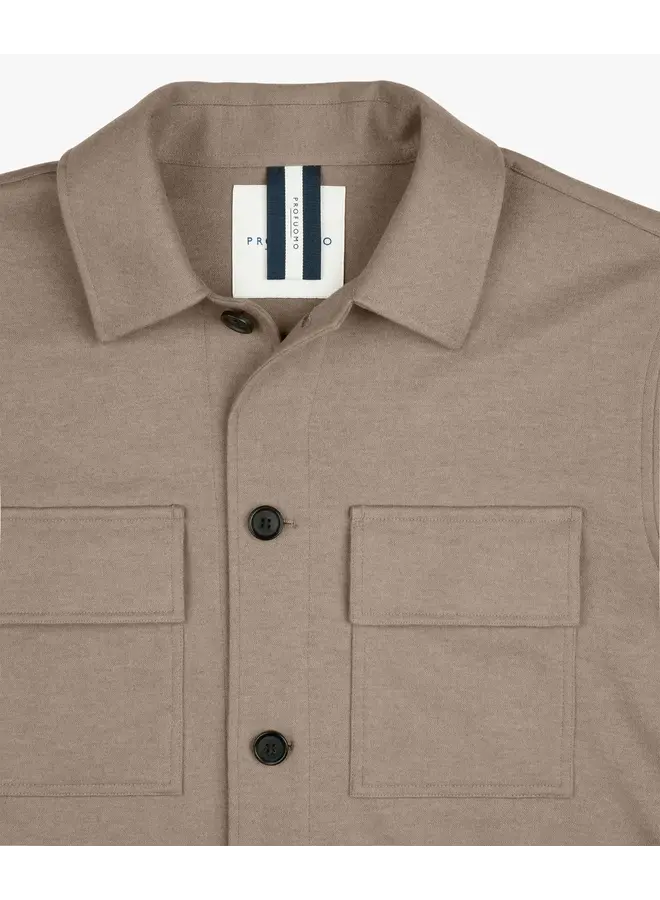 Overshirt Knitted Beige PPXF30001E