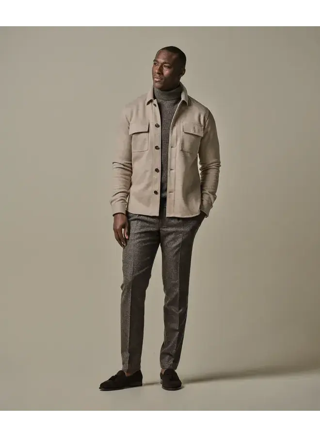 Overshirt Knitted Beige PPXF30001E