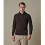 Polo Longsleeve Donkerbruin One Piece Luxury Basic PPXJ10005A