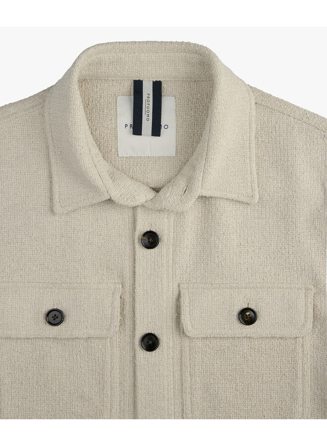 Overshirt Zand Boucle PPXF10023A